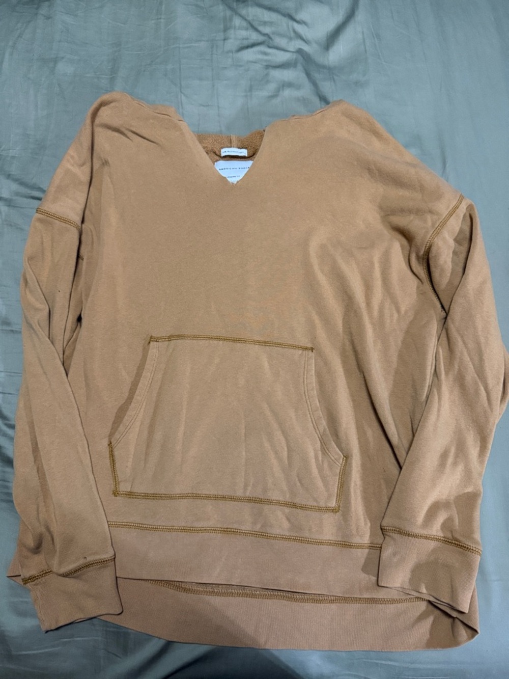 American Eagle Outfitters Camel Jegging Fit Pullover Sweatshirt